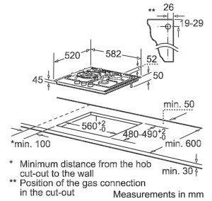 Ảnh công trình thực tế Bếp Gas Âm Bosch HMH.PCC6A5B90E