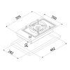 Bếp Gas Âm Dudoff Domino Ring (GD-Z01) - ảnh 2