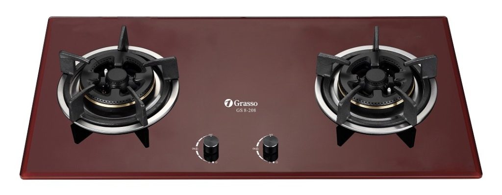 Bếp Gas Âm Grasso GS 8 – 208 (đỏ)