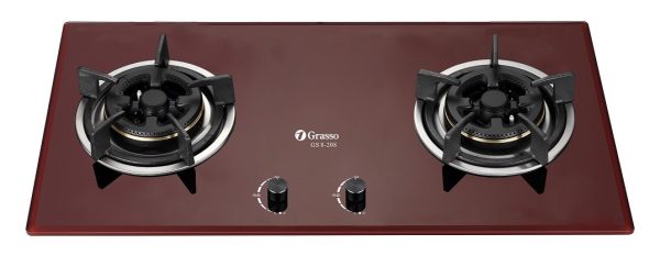 Bếp Gas Âm Grasso GS 8 – 208 (đỏ)