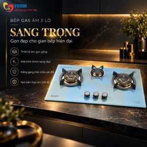 Ảnh công trình thực tế Bếp Gas Âm KAFF KF-328 GA