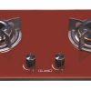 Bếp Gas Âm Kính 2 Lò Capri CR-208KT (Red)