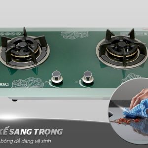 Ảnh công trình thực tế Bếp Gas Âm Kính APEX APB8815