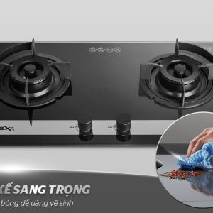 Ảnh công trình thực tế Bếp Gas Âm Kính Cao Cấp APEX 2 LÒ APB8811