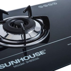 Ảnh công trình thực tế Bếp Gas Âm Kính Sunhouse SHB5536
