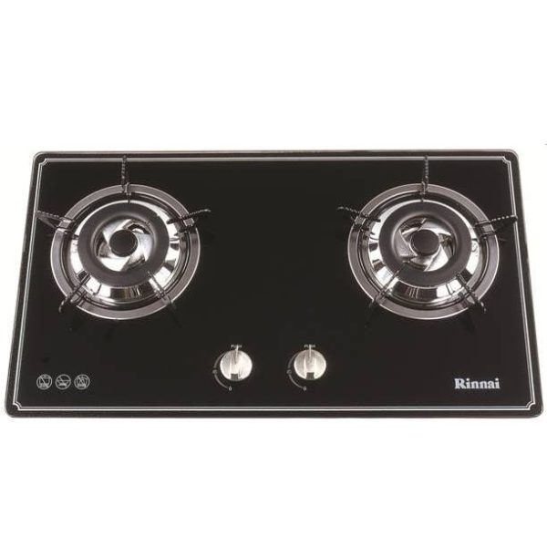 Bếp Gas Âm Rinnai RVB-2BG(B)