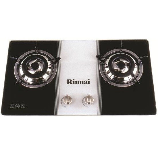 Bếp Gas Âm Rinnai RVB-2BG(W)