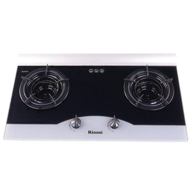 Bếp Gas Âm Rinnai RVB-2G-i(BW)
