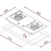 Bếp Gas Âm Teka CGW LUX 86 2G AI AL CI 2TR - ảnh 2
