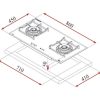 Bếp Gas Âm Teka CGW LUX 86 TC 2G AI AL 2TR CI - ảnh 2