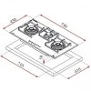 Bếp Gas Âm Teka E/730 3G AI TR - ảnh 2