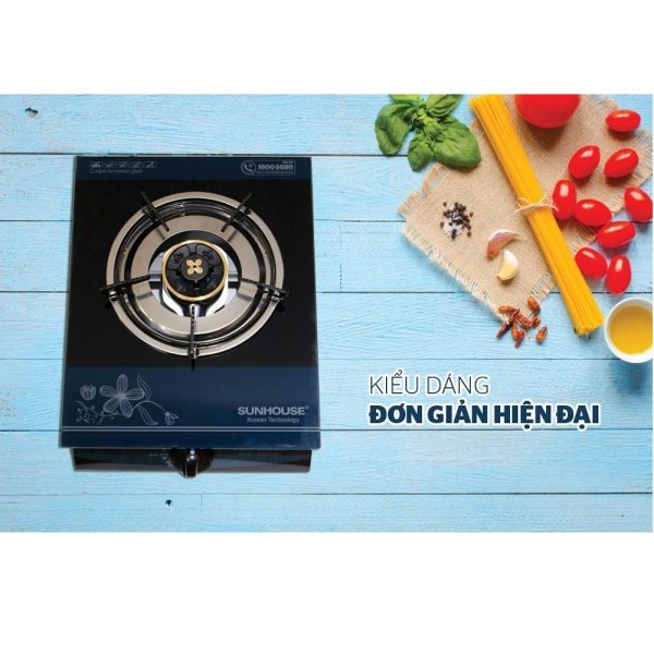 Bếp Gas Dương Đơn Kính Họng Thường Sunhouse SHB212KT