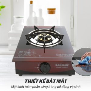Ảnh công trình thực tế Bếp Gas Dương Đơn Sunhouse SHB212KG