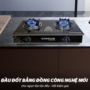 Ảnh công trình thực tế Bếp Gas Dương Kính Sunhouse MAMA MMBB0787B