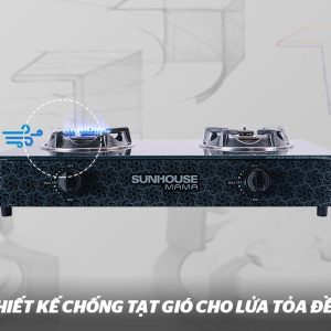 Ảnh công trình thực tế Bếp Gas Dương Kính Sunhouse MAMA MMBB0787MT