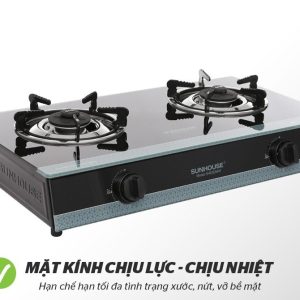 Ảnh công trình thực tế Bếp Gas Dương Kính Sunhouse SHB3326MT