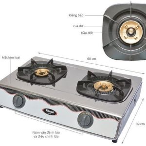 Ảnh công trình thực tế Bếp Gas Dương Rinnai RV-460(S)