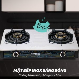 Ảnh công trình thực tế Bếp Gas Dương Sunhouse MAMA MMB0983
