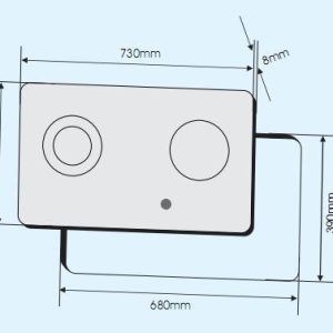 Ảnh công trình thực tế Bếp Gas Kết Hợp Từ Fandi FD – 293 GID
