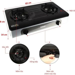 Ảnh công trình thực tế Bếp Gas Paloma PA-V72ES