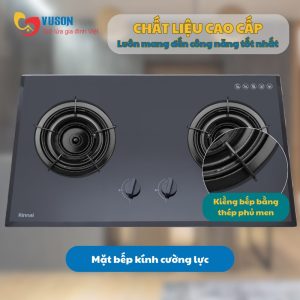 Ảnh công trình thực tế Bếp Gas Rinnai RVB-2iFE(B)