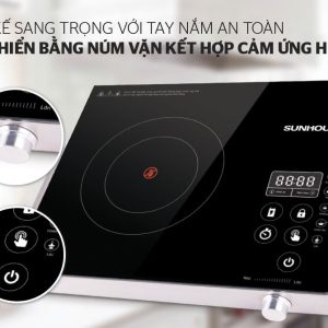 Ảnh công trình thực tế Bếp Hồng Ngoại Đơn Sunhouse SHD6017