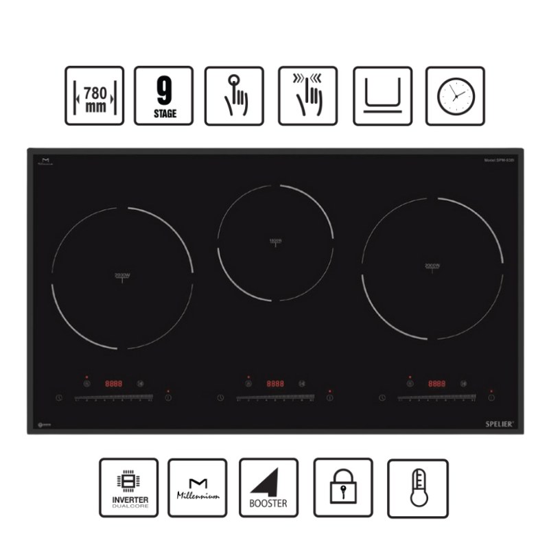 Bếp Từ Ba Spelier SPM-938I PLUS