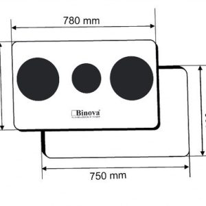 Ảnh công trình thực tế Bếp Từ Binova BI-334-ID