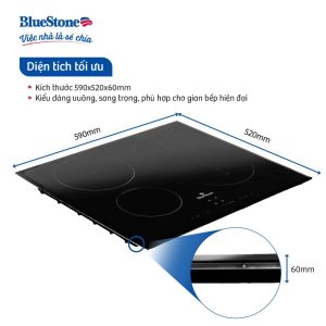 Ảnh công trình thực tế Bếp Từ Bluestone ICB-6845