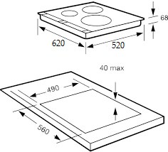 Ảnh công trình thực tế Bếp Từ Canzy CZ 999DH