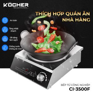 Ảnh công trình thực tế Bếp Từ Công Nghiệp Kocher CI-3500C