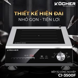 Ảnh công trình thực tế Bếp Từ Công Nghiệp Kocher CI-3500F