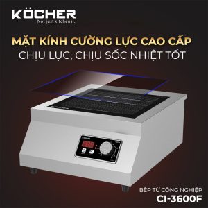 Ảnh công trình thực tế Bếp Từ Công Nghiệp Kocher CI-3600F