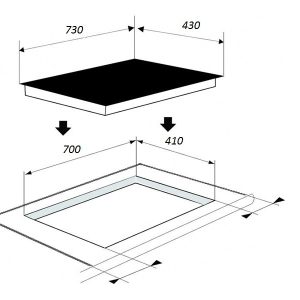 Ảnh công trình thực tế Bếp Từ D’MESTIK ES01 DKI
