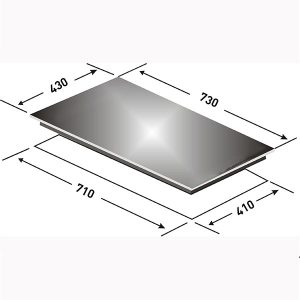 Ảnh công trình thực tế Bếp Từ D’mestik ES742 DKI