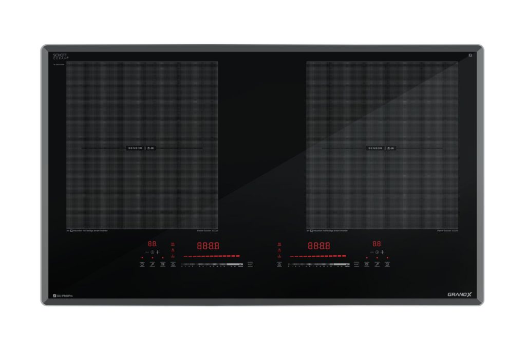 Bếp từ đôi GrandX GX IP869Xpro Series 8 mặt kính SCHOTT CERAN inverter