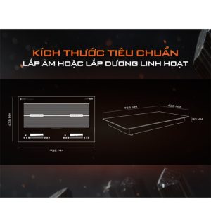 Ảnh công trình thực tế Bếp Từ Đôi Junger CEJ-222-INVERTER