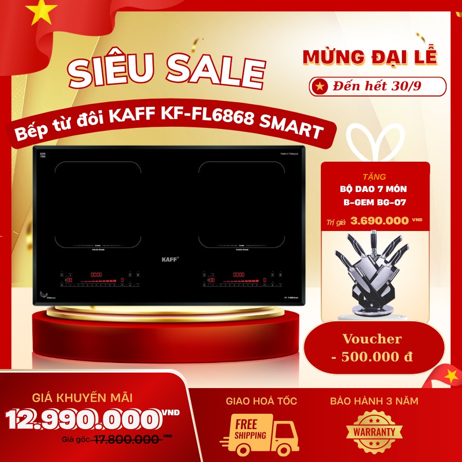 Bếp Từ Đôi KAFF KF-FL6868 SMART