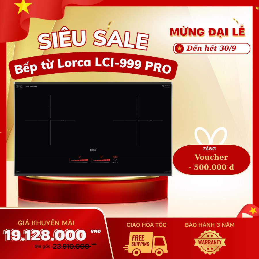 Bếp Từ Đôi Lorca LCI-999 PRO