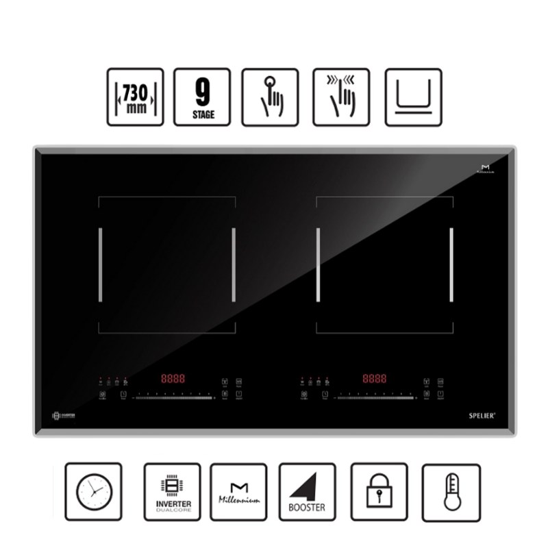 Bếp Từ Đôi Spelier SPM-528I PLUS