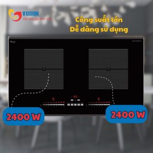 Ảnh công trình thực tế Bếp Từ Đôi Spelier SPM 828I PRO