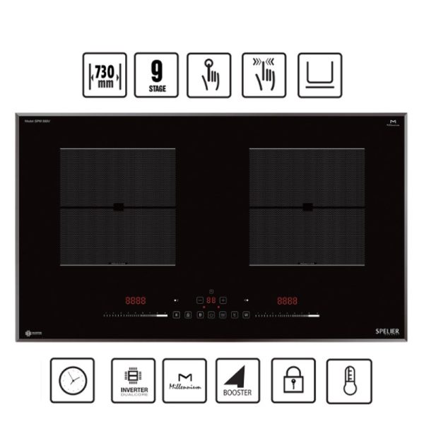 Bếp Từ Đôi Spelier SPM 888 V