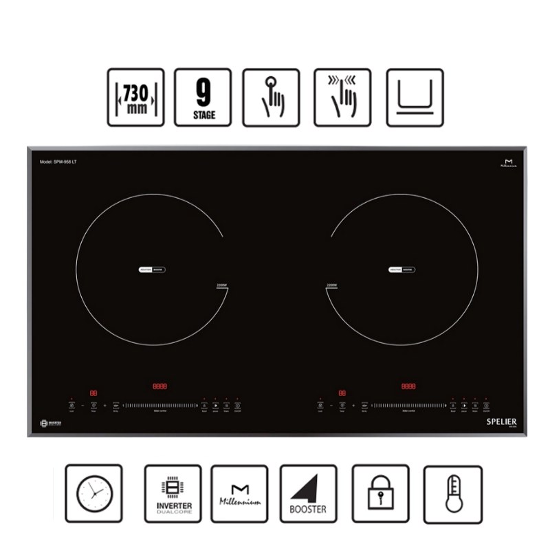 Bếp Từ Đôi Spelier SPM 958LT