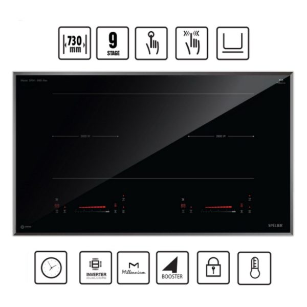 Bếp Từ Đôi Spelier SPM 988I PLUS