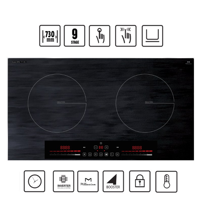 Bếp Từ Đôi Spelier SPM T71KS PLUS