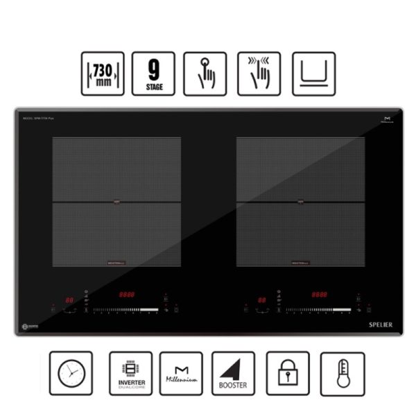 Bếp Từ Đôi Spelier SPM T75K Plus