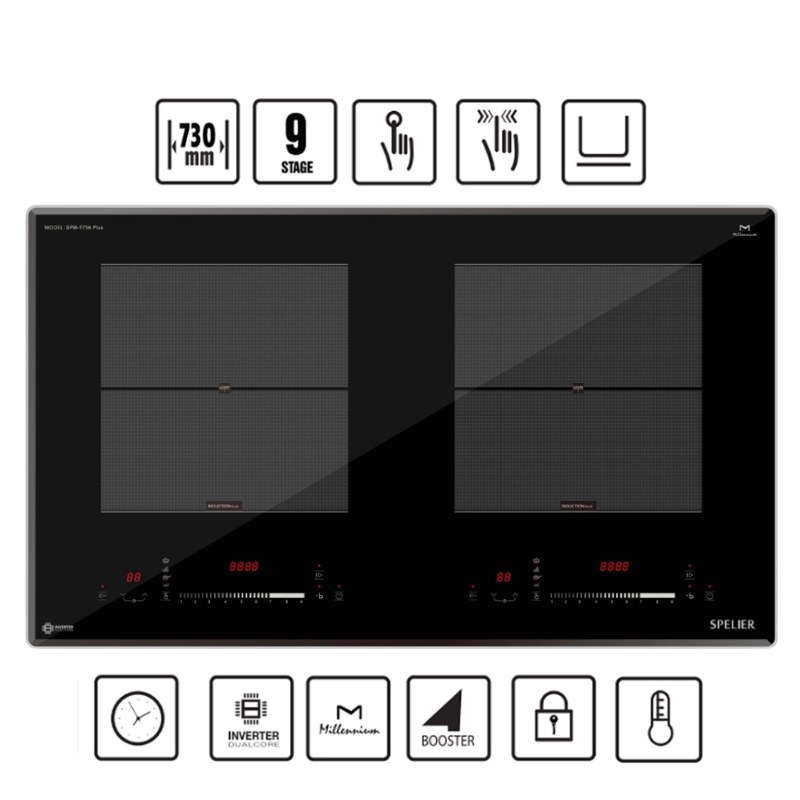 Bếp Từ Đôi Spelier SPM T75K Plus