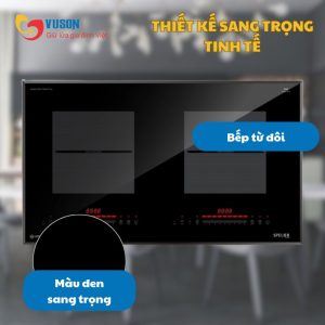 Ảnh công trình thực tế Bếp Từ Đôi Spelier SPM T88K PLUS