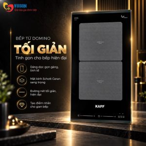 Ảnh công trình thực tế Bếp Từ Domino KAFF KF-581DI Smart