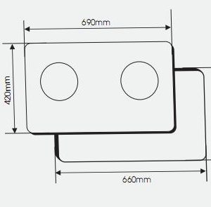 Ảnh công trình thực tế Bếp Từ Fandi FD – 010I